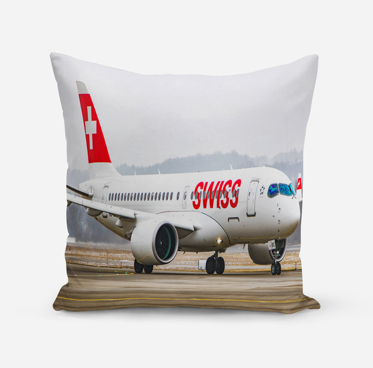 Swiss Airlines Bombardier CS100 Designed Pillowsc