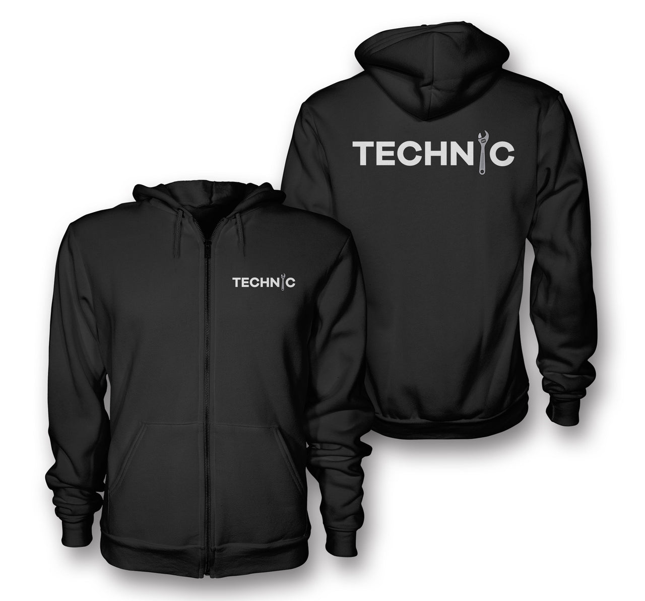 Technic Designed Zipped Hoodies