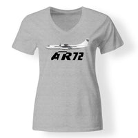 Thumbnail for The ATR72 Designed V-Neck T-Shirts