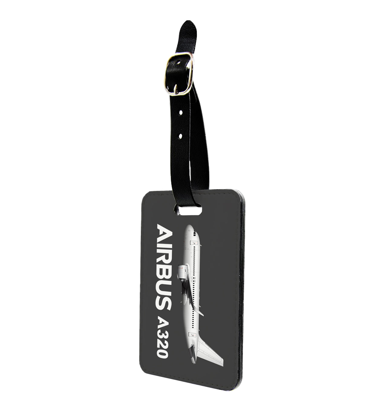 Travel in Style with Airbus 320 Leather Luggage Tags