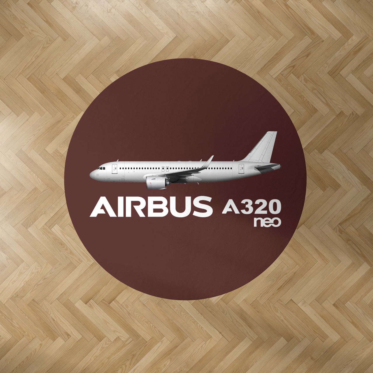 The Airbus A320Neo Designed Carpet & Floor Mats (Round)