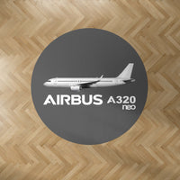 Thumbnail for The Airbus A320Neo Designed Carpet & Floor Mats (Round)