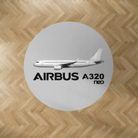 Thumbnail for The Airbus A320Neo Designed Carpet & Floor Mats (Round)