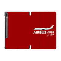 Thumbnail for The Airbus A350 WXB Designed Samsung Tablet Cases