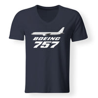 Thumbnail for The Boeing 757 Designed V-Neck T-Shirts