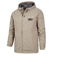 Thumbnail for The Boeing 767 Designed Rain Jackets & Windbreakers