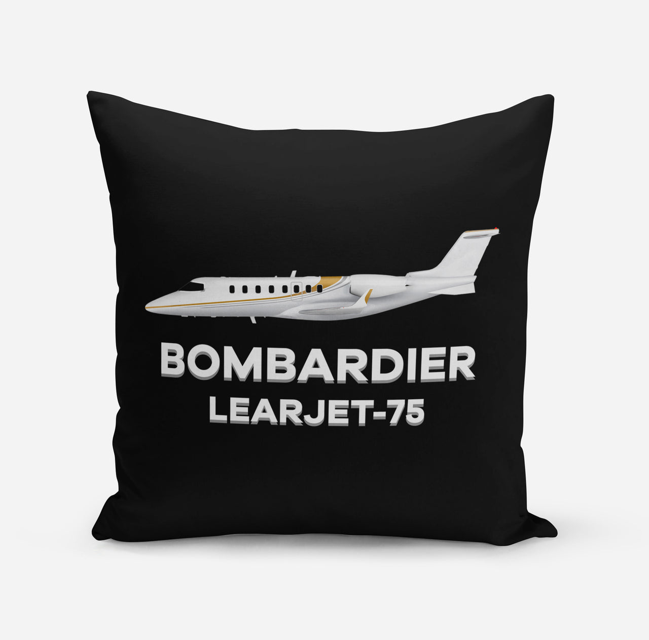 The Bombardier Learjet 75 Designed Pillows