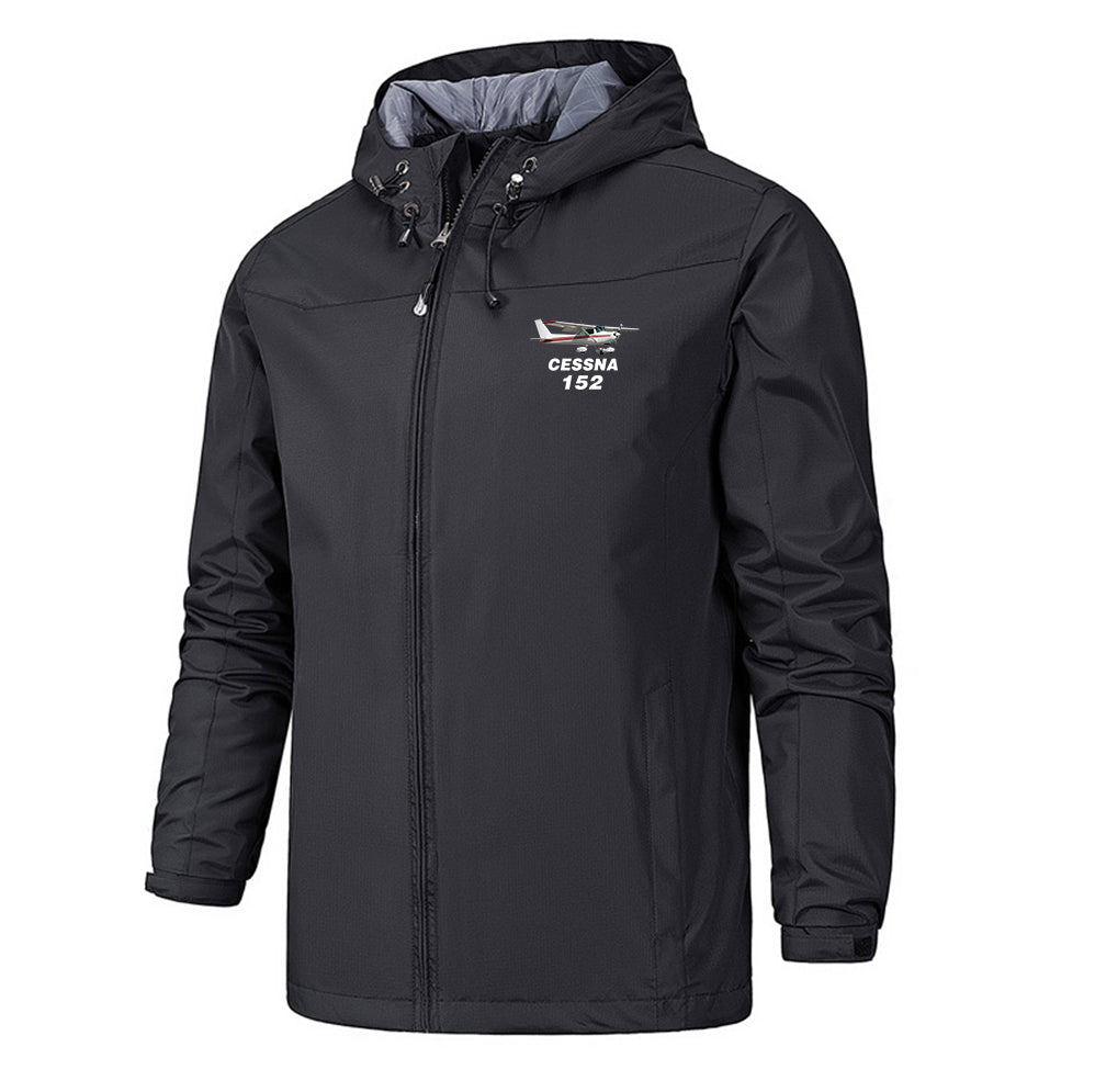 The Cessna 152 Designed Rain Jackets & Windbreakers