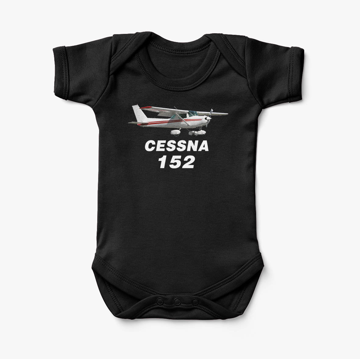 The Cessna 152 Designed Baby Bodysuits