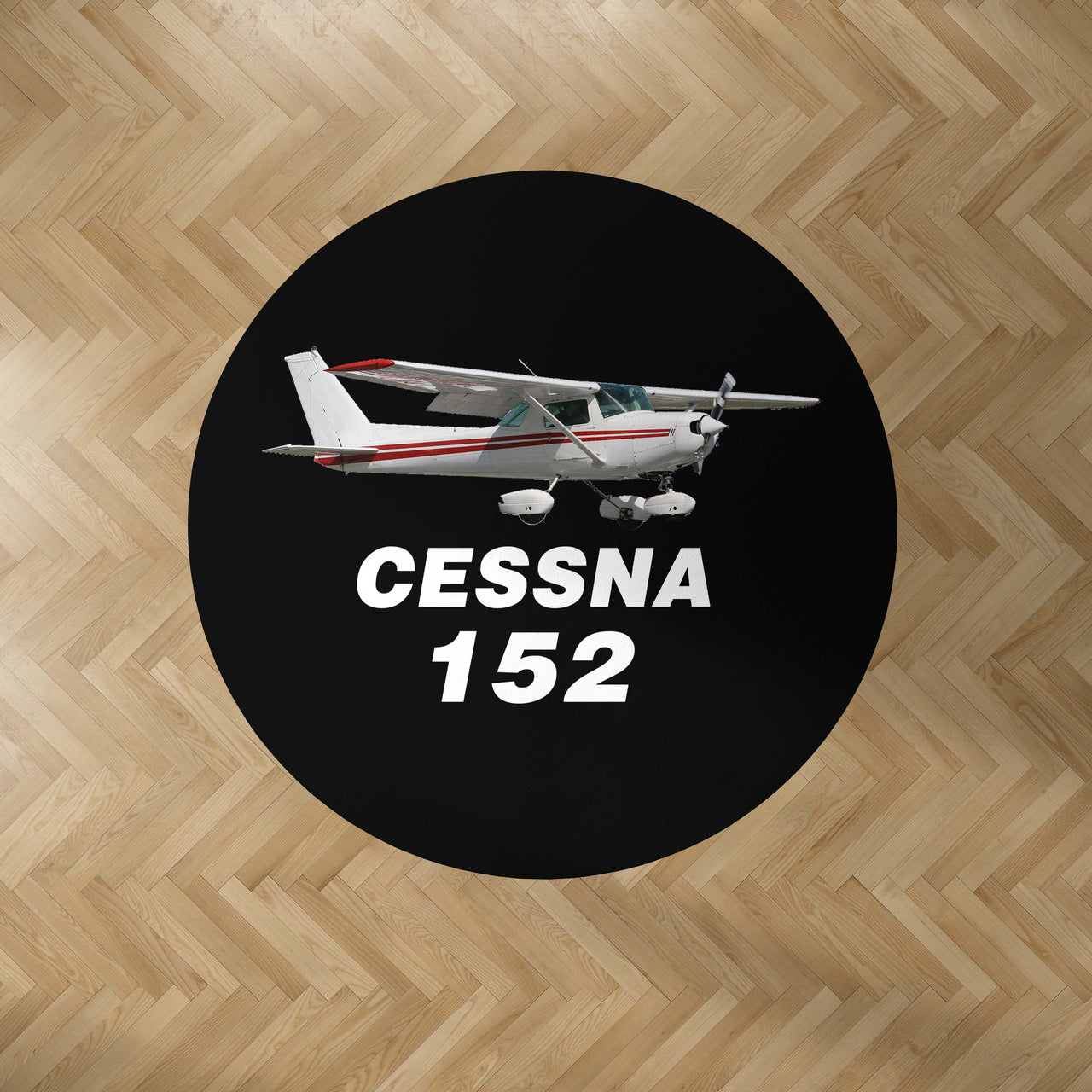 The Cessna 152 Designed Carpet & Floor Mats (Round)