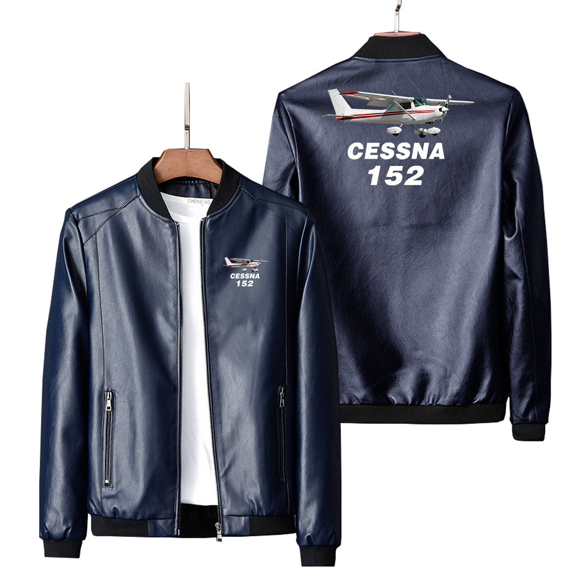 The Cessna 152 Designed PU Leather Jackets