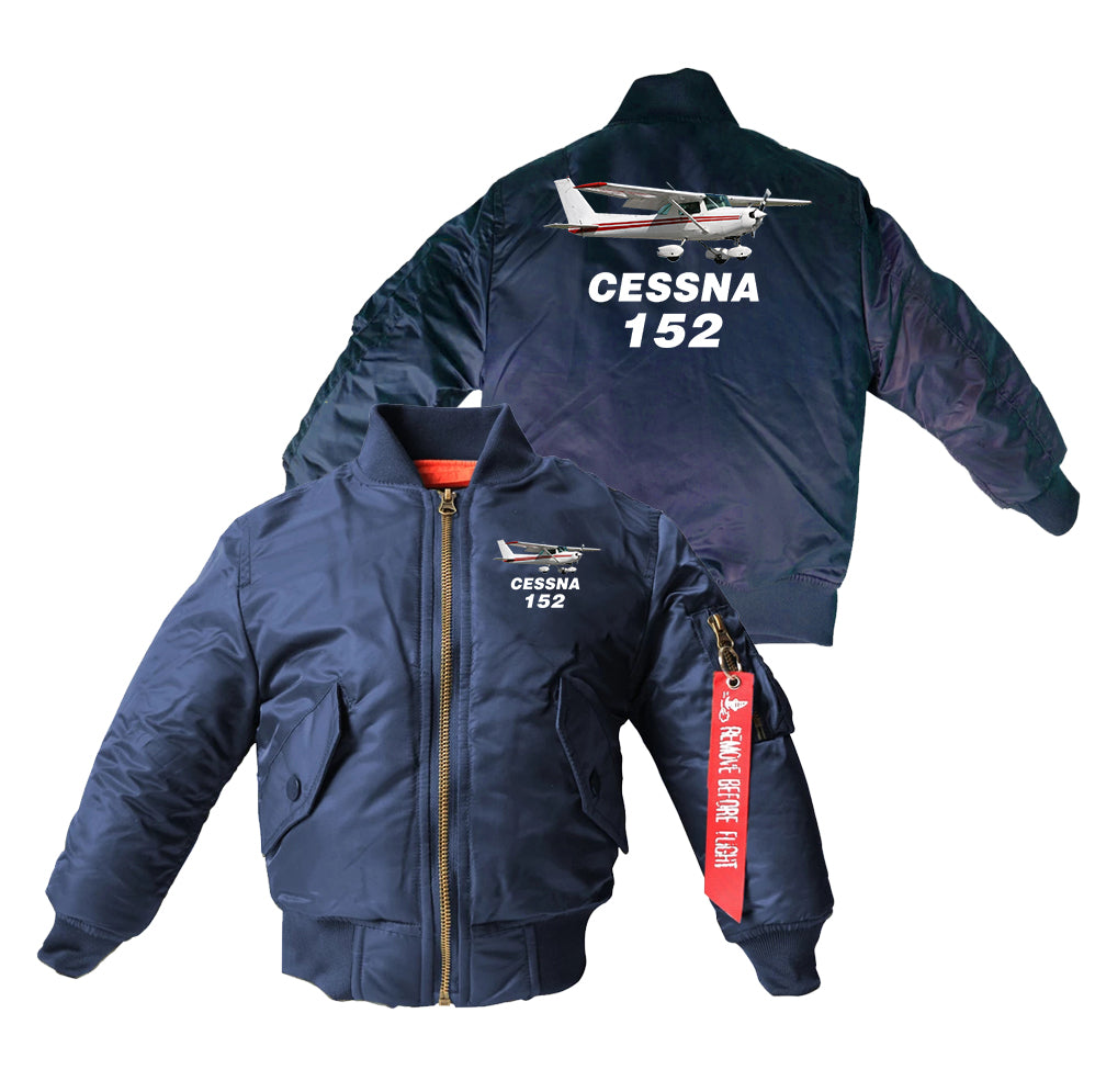 The Cessna 152 Designed Children Bomber Jackets