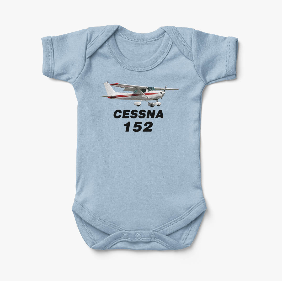 The Cessna 152 Designed Baby Bodysuits