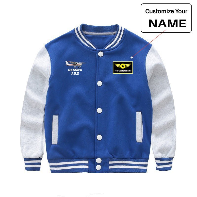 The Cessna 152 Designed "CHILDREN" Baseball Jackets