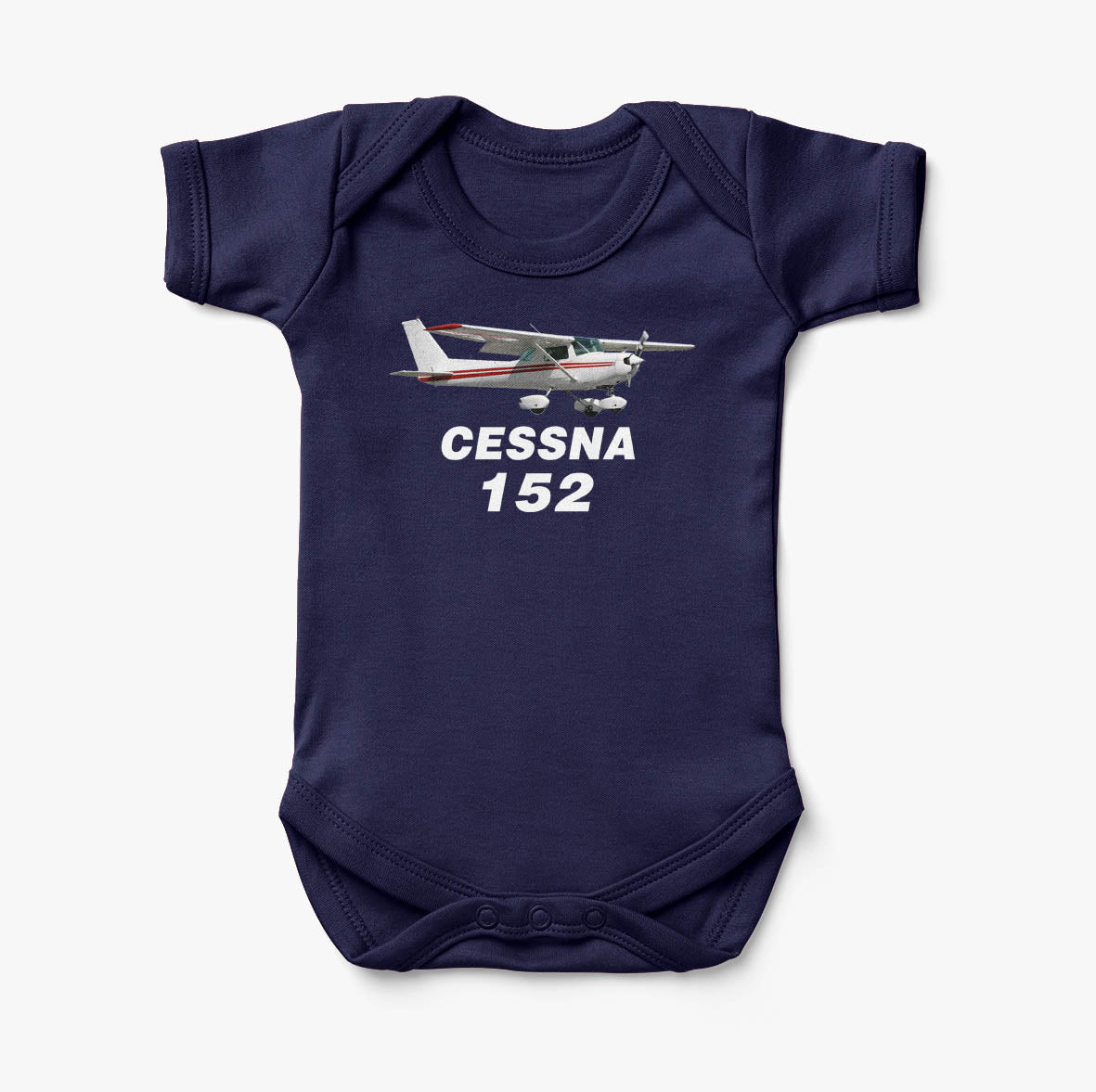 The Cessna 152 Designed Baby Bodysuits