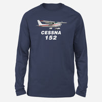 Thumbnail for The Cessna 152 Designed Long-Sleeve T-Shirts