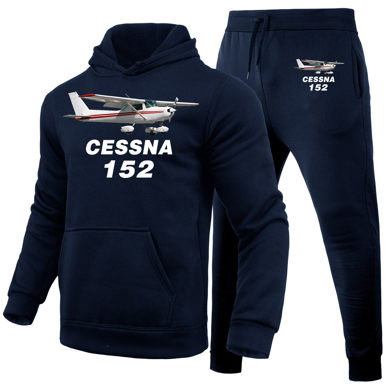 The Cessna 152 Designed Hoodies & Sweatpants Set