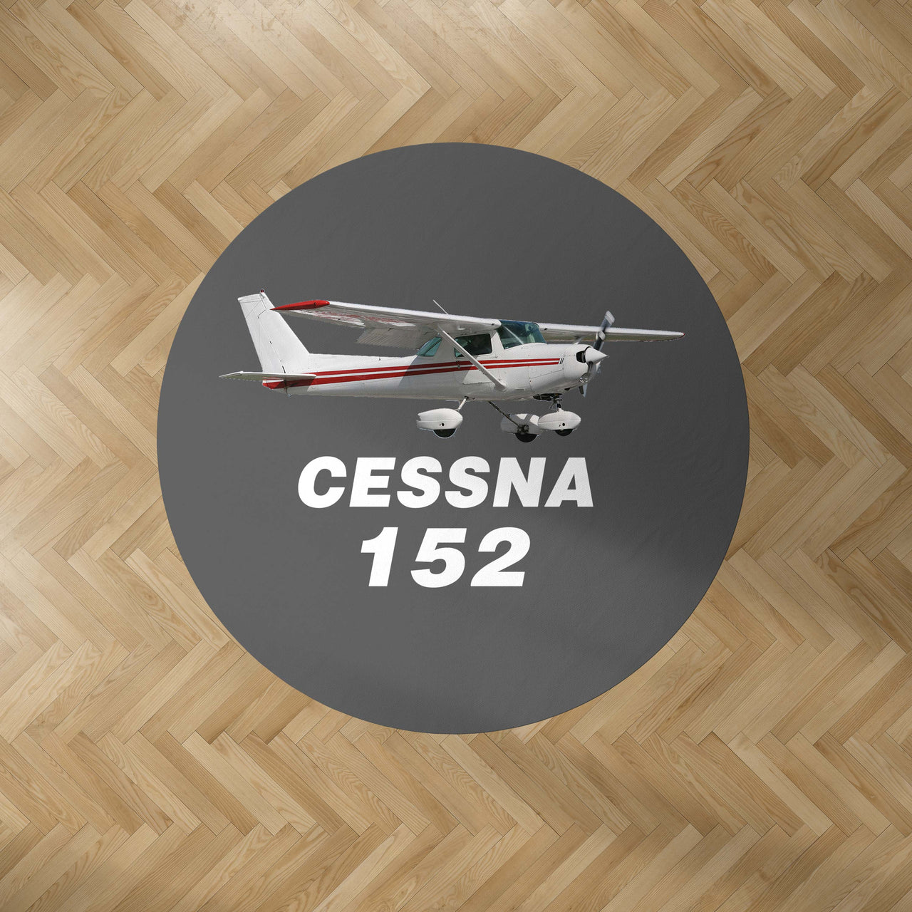 The Cessna 152 Designed Carpet & Floor Mats (Round)