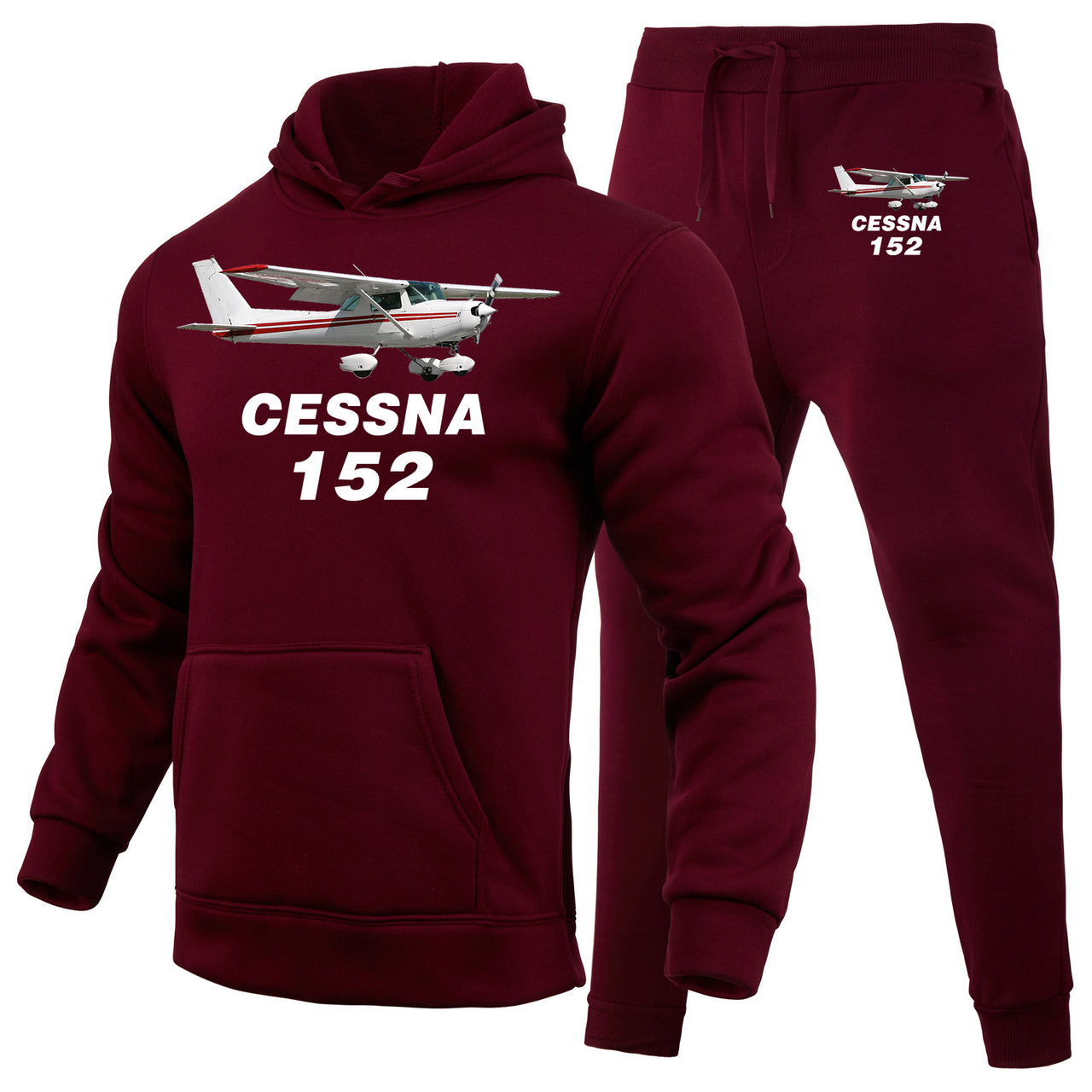 The Cessna 152 Designed Hoodies & Sweatpants Set