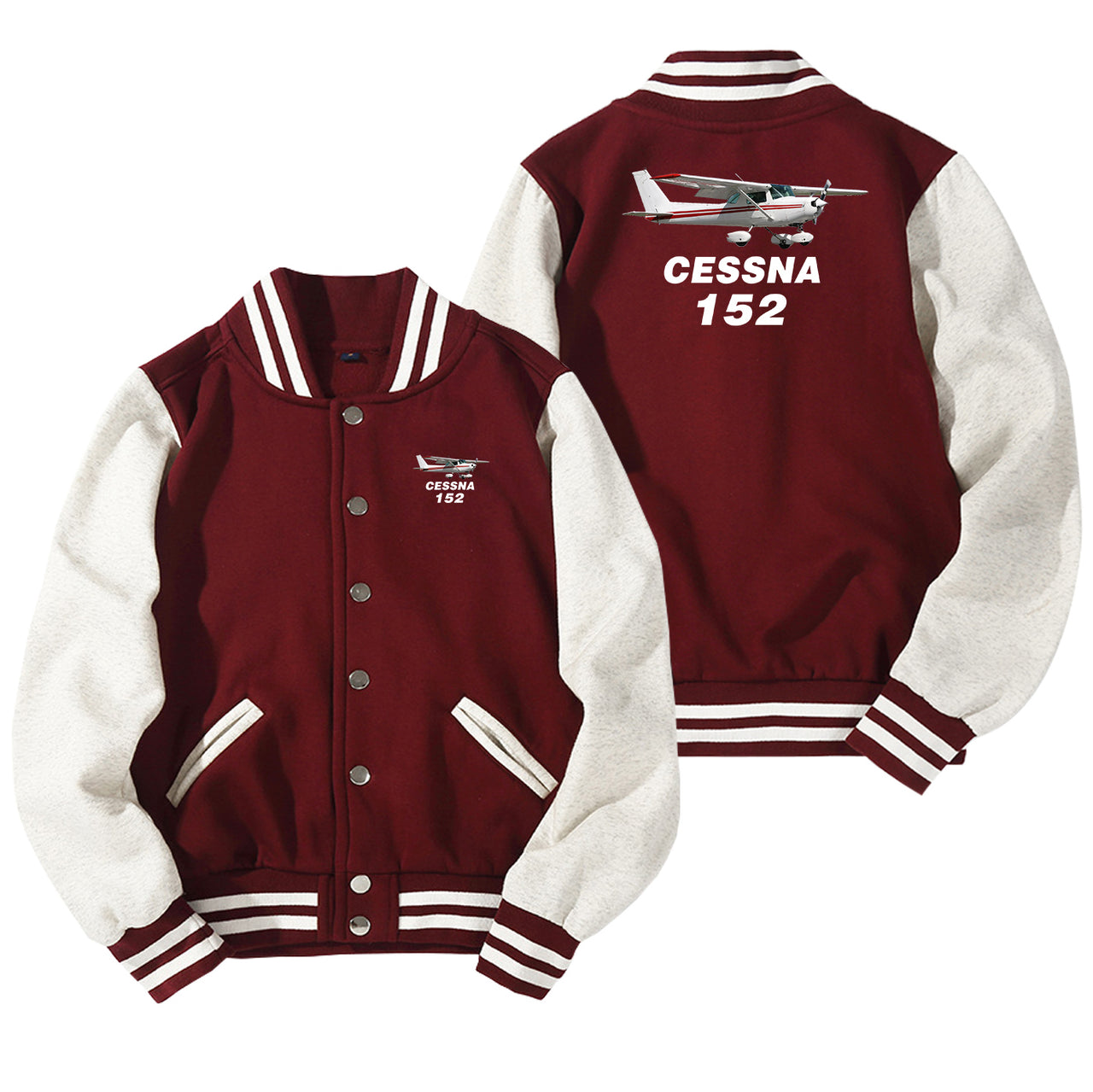 The Cessna 152 Designed Baseball Style Jackets