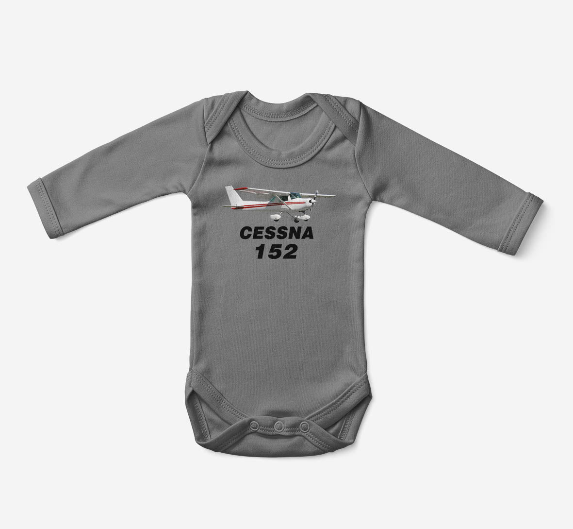 The Cessna 152 Designed Baby Bodysuits