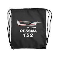 Thumbnail for The Cessna 152 Designed Drawstring Bags