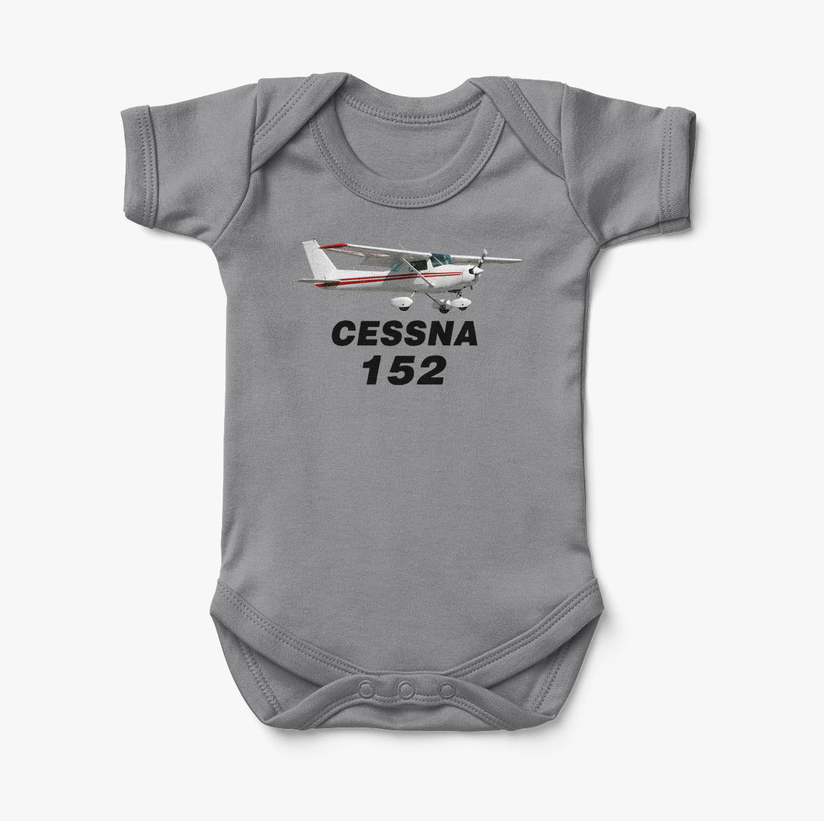 The Cessna 152 Designed Baby Bodysuits