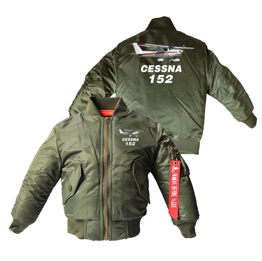 The Cessna 152 Designed Children Bomber Jackets