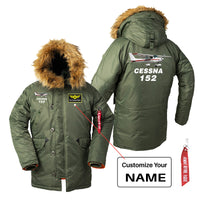 Thumbnail for The Cessna 152 Designed Parka Bomber Jackets