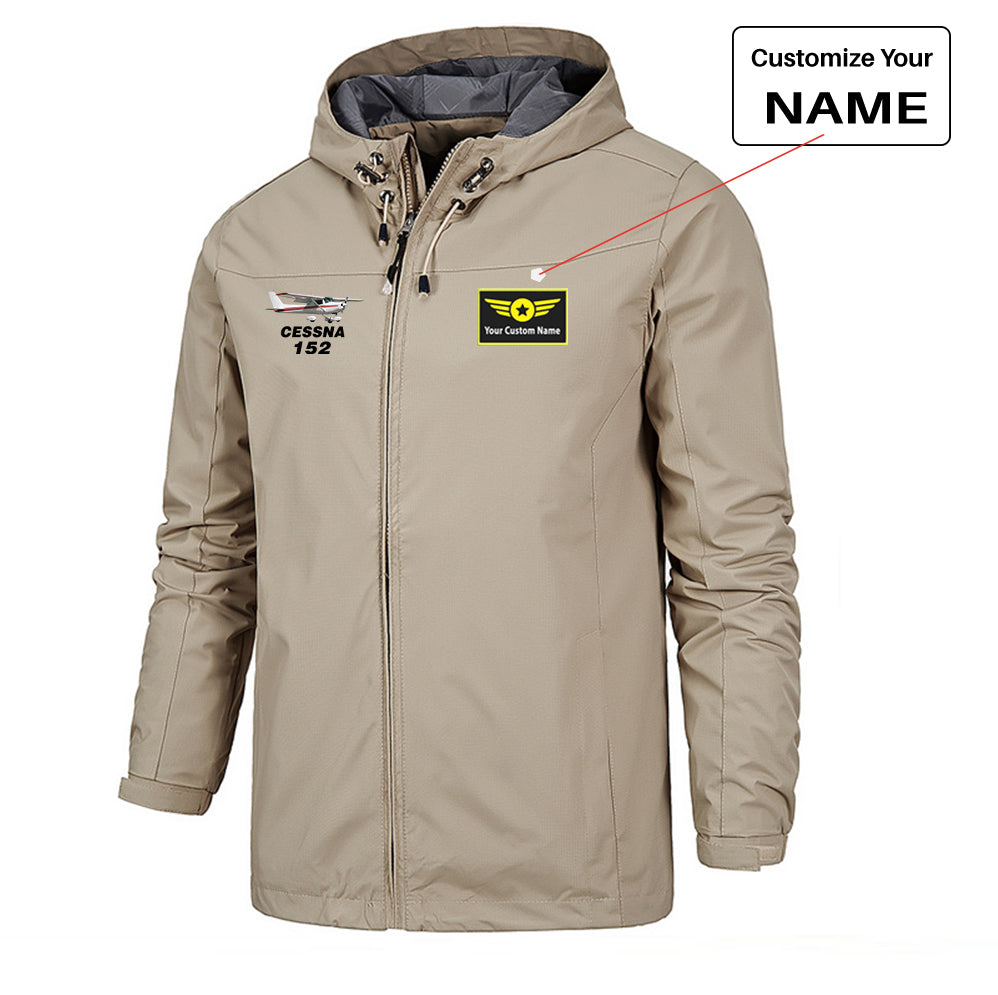 The Cessna 152 Designed Rain Jackets & Windbreakers