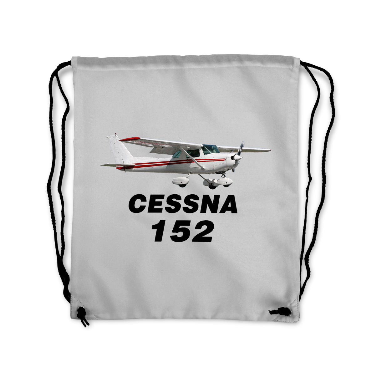 The Cessna 152 Designed Drawstring Bags