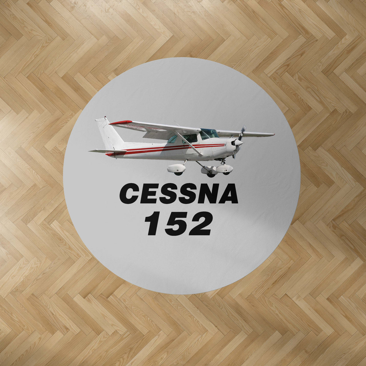 The Cessna 152 Designed Carpet & Floor Mats (Round)