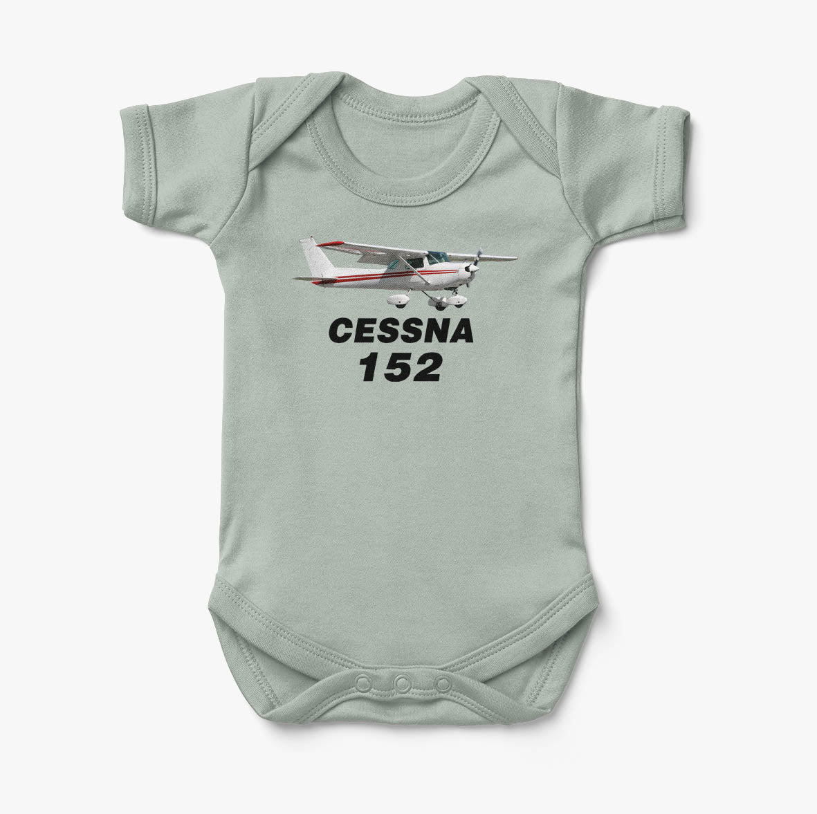 The Cessna 152 Designed Baby Bodysuits