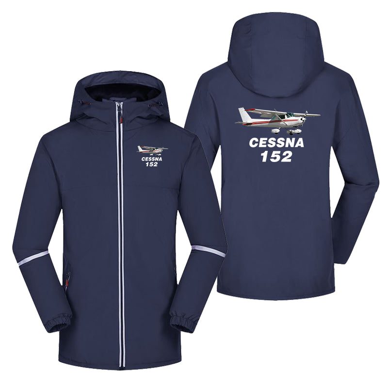 The Cessna 152 Designed Rain Coats & Jackets