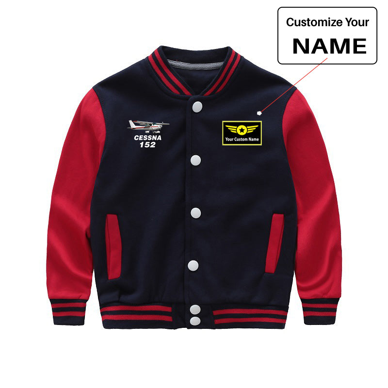 The Cessna 152 Designed "CHILDREN" Baseball Jackets