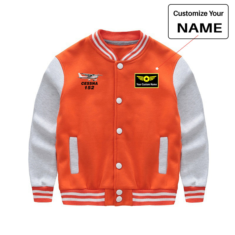 The Cessna 152 Designed "CHILDREN" Baseball Jackets