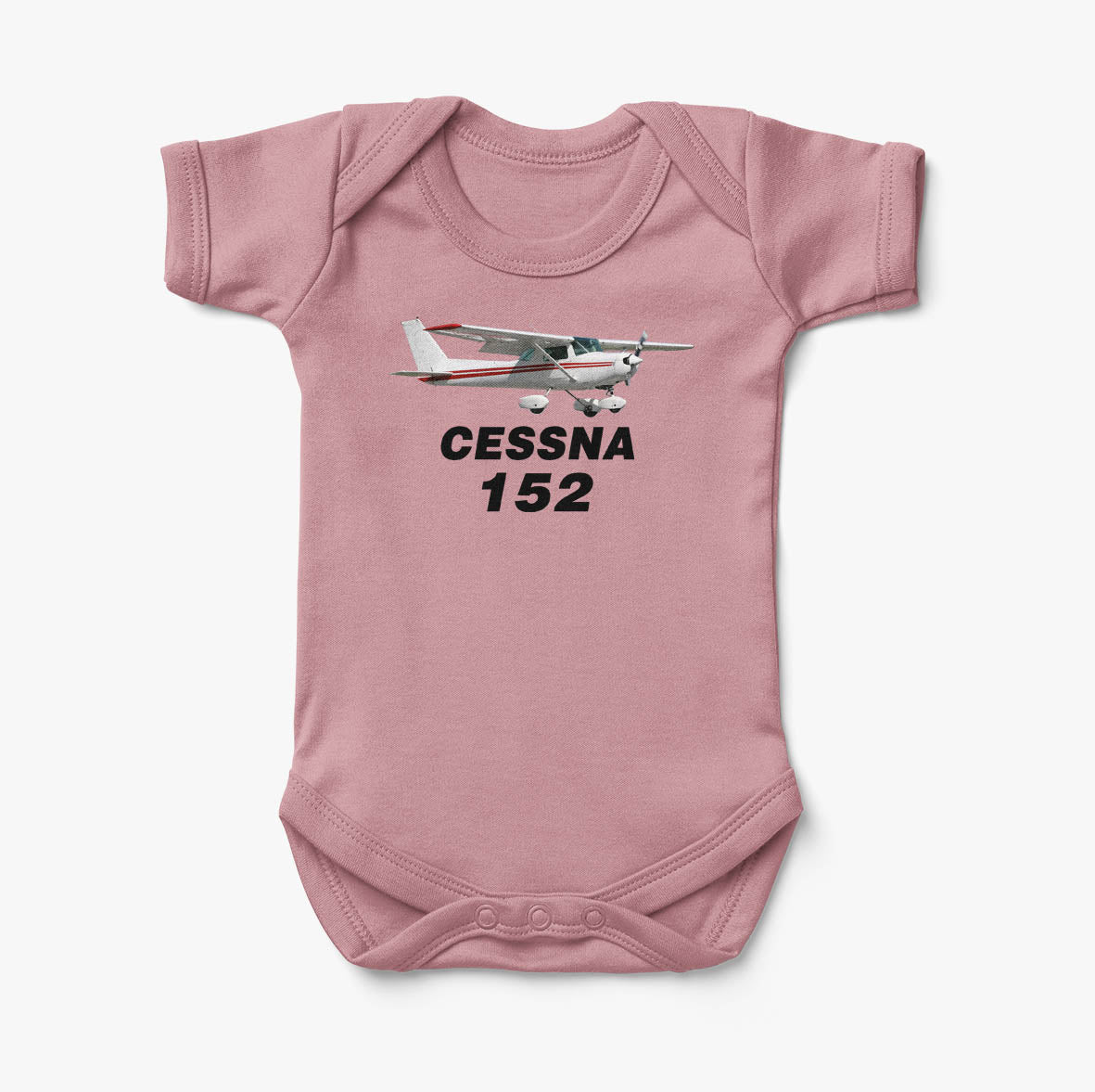 The Cessna 152 Designed Baby Bodysuits