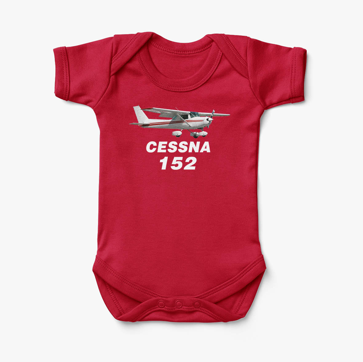 The Cessna 152 Designed Baby Bodysuits