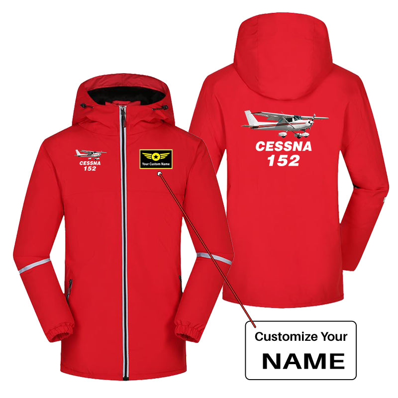 The Cessna 152 Designed Rain Coats & Jackets