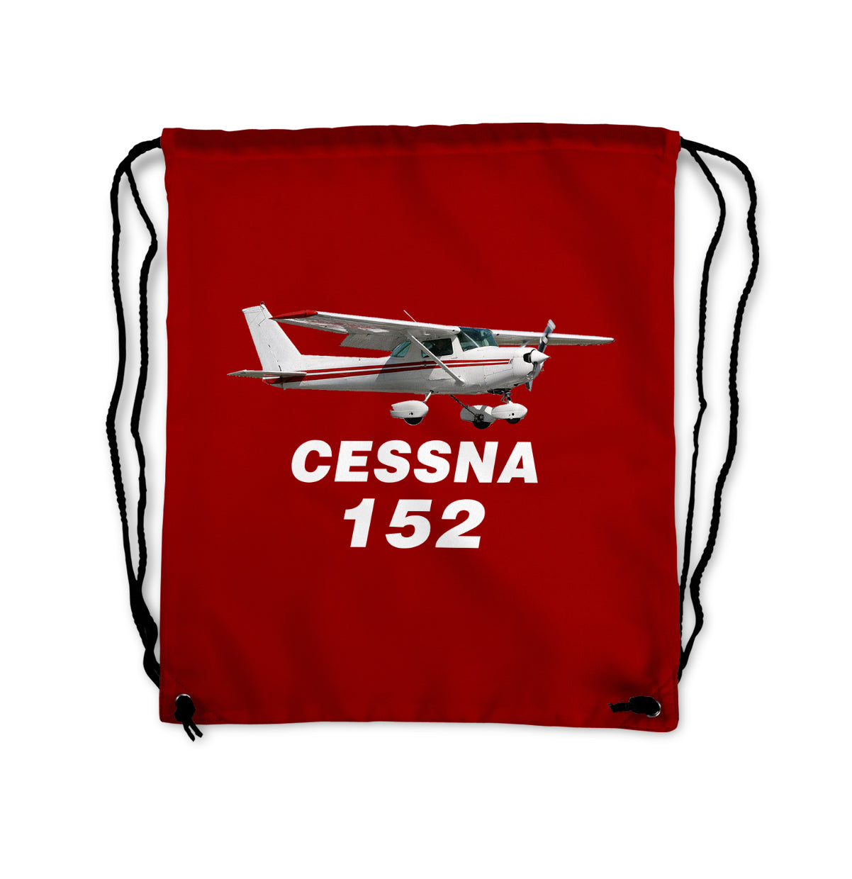 The Cessna 152 Designed Drawstring Bags