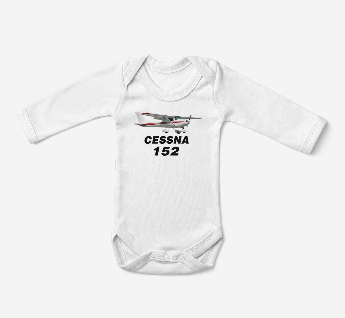 The Cessna 152 Designed Baby Bodysuits