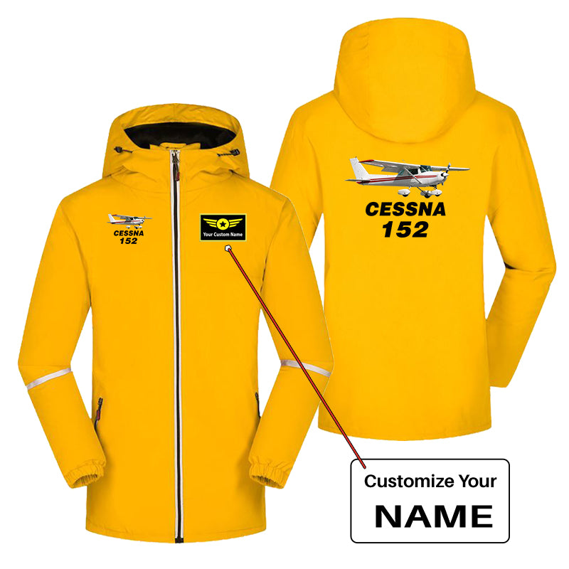 The Cessna 152 Designed Rain Coats & Jackets