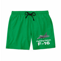 Thumbnail for The Fighting Falcon F16 Designed Swim Trunks & Shorts