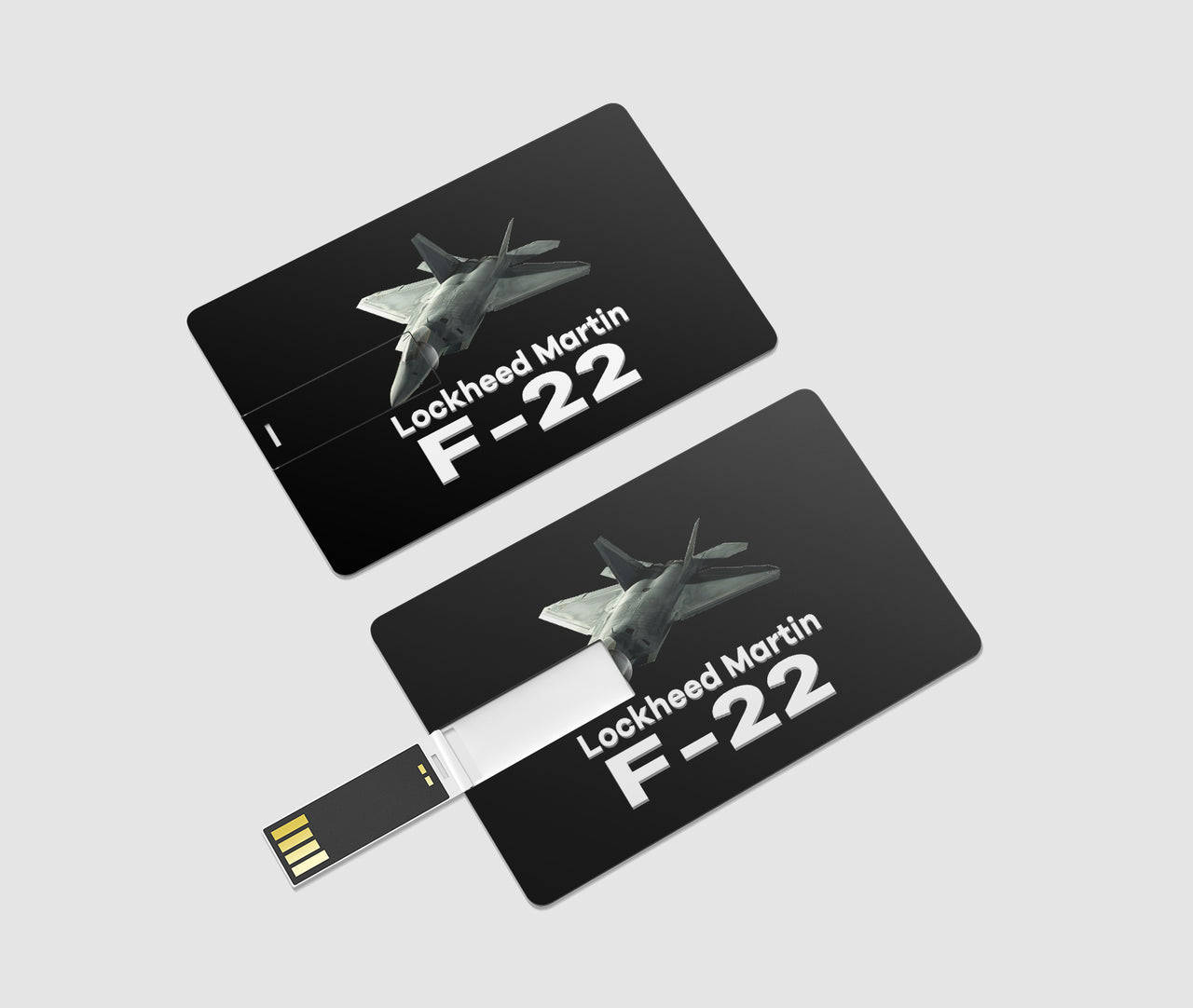 The Lockheed Martin F22 Designed USB Cards