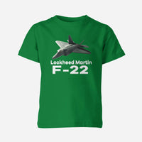 Thumbnail for The Lockheed Martin F22 Designed Children T-Shirts