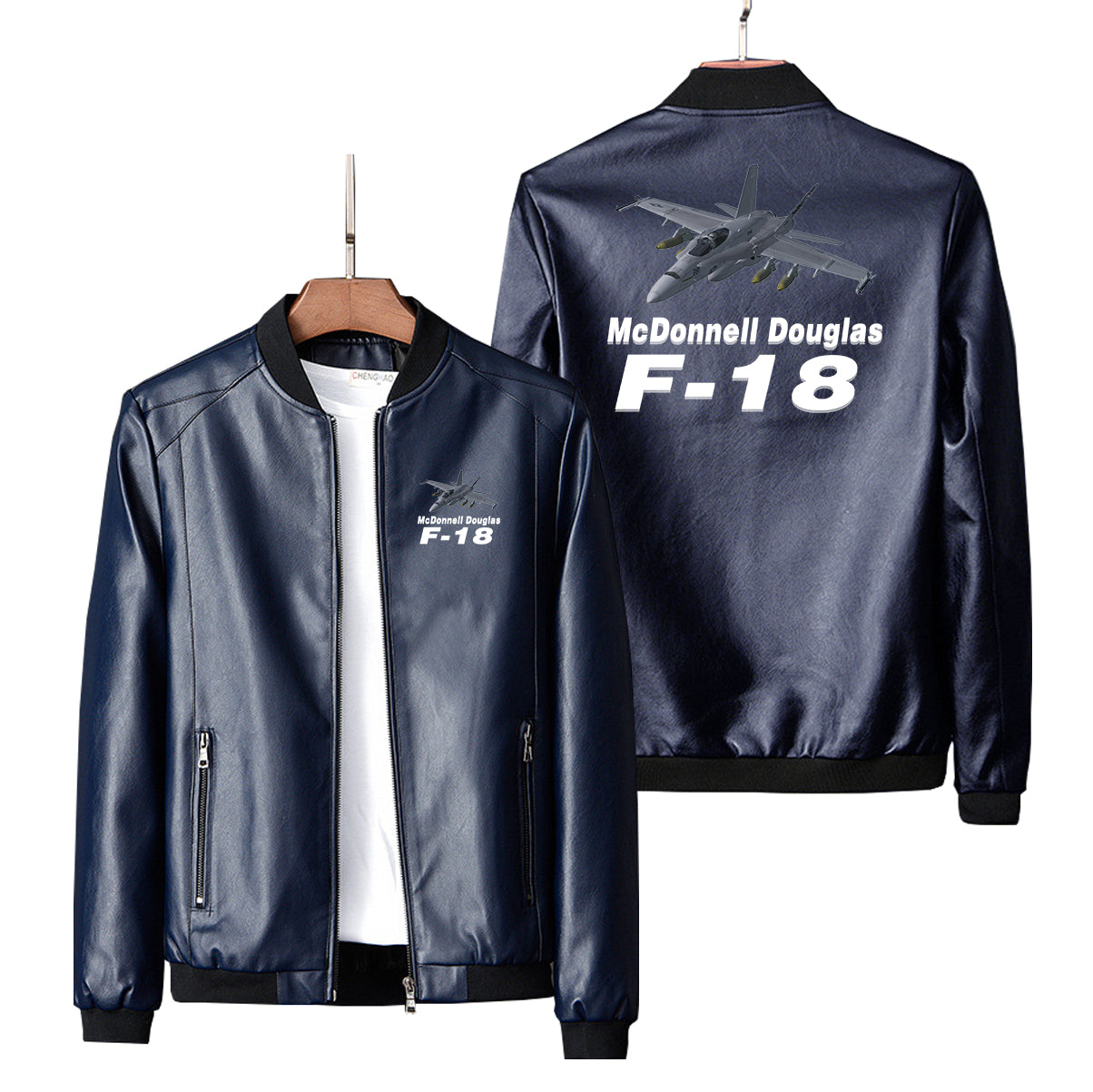 The McDonnell Douglas F18 Designed PU Leather Jackets