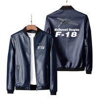 Thumbnail for The McDonnell Douglas F18 Designed PU Leather Jackets