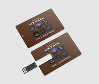 Thumbnail for The Only Six Pack I Will Ever Need Designed USB Cards