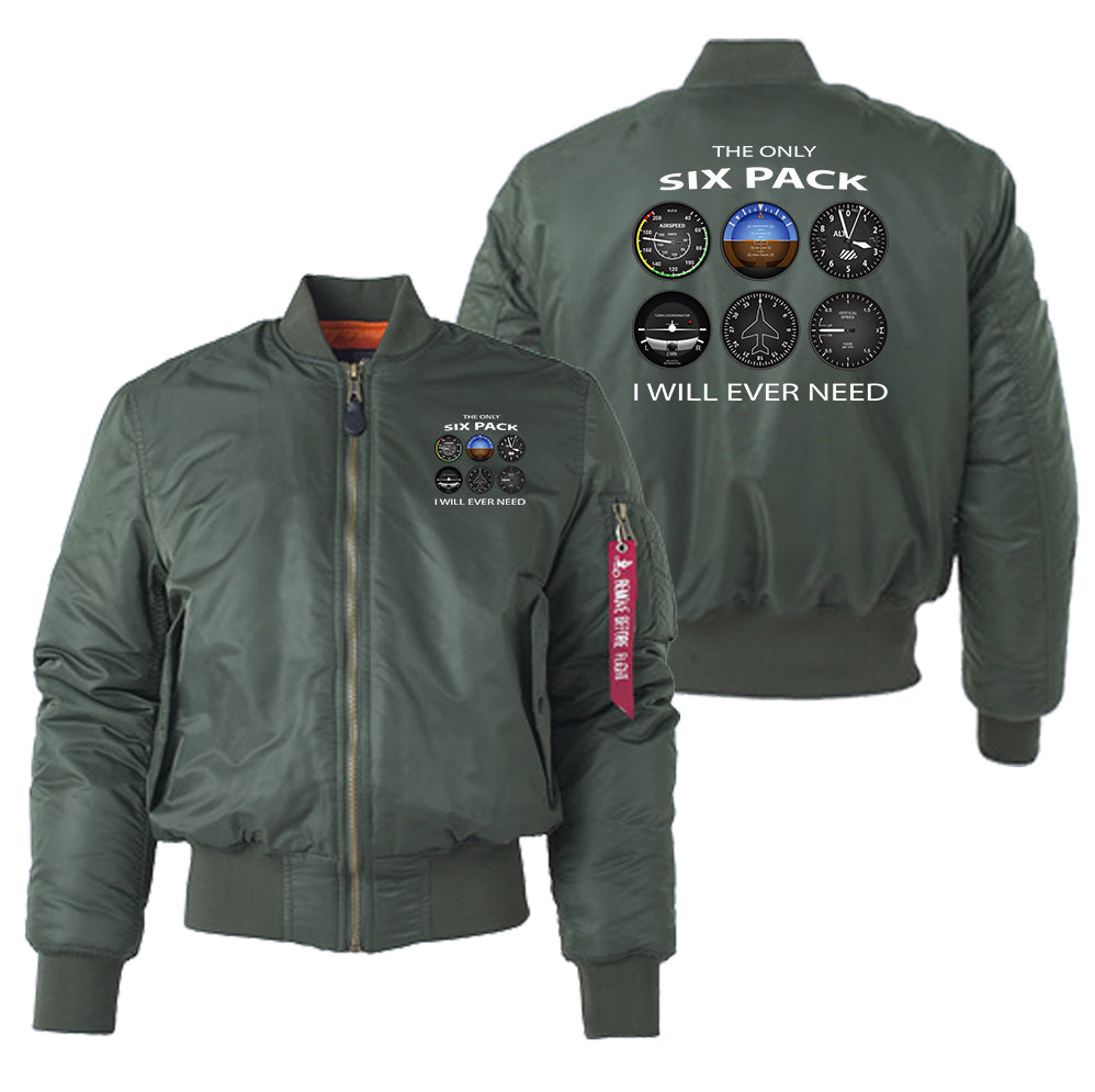 The Only Six Pack I Will Ever Need Designed "Women" Bomber Jackets