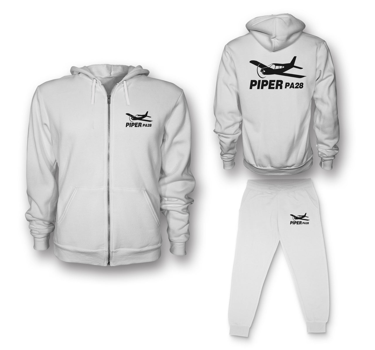 The Piper PA28 Designed Zipped Hoodies & Sweatpants Set